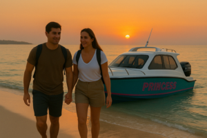 Speedboat Trip from Lombok to Gili Trawangan on Sunrise