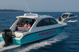 Private Speedboat Charter from Gili Air to Teluk Nare – Fast, Private, and Comfortable