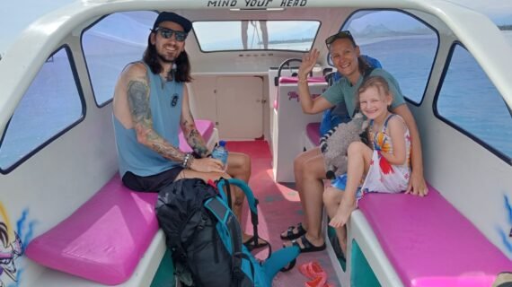 Thomas Monschau’s Family Journey: A Perfect Morning with Private Lombok Speed Boat Transfer