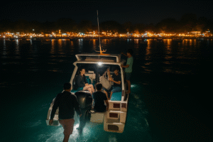 Rebecca & Tom’s Night Voyage: Private Speedboat from Lombok to Gili Air with LombokBoat.com