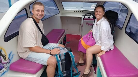 Morning Island Hopping: Floris & Esra’s Private Speedboat Adventure from Gili Air to Gili Trawangan at 11 AM