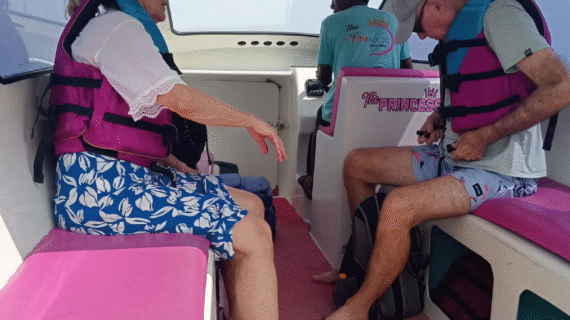 A Relaxing Midday Escape: Tannis & Andrew’s Private Boat Ride from Sheraton Senggigi to Gili Air with Just a Couple of Bags