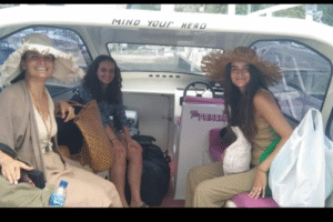 Brazilian Family Adventure: Effortless Private Car & Speedboat Transfer from The Lombok Lodge to Gili Meno with Five Cabin Bags