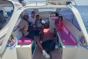 French Family Adventure: Late Morning Private Speedboat from Teluk Nare to Gili Air with Kids, Luggage, and Smiles