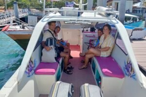 Family Adventure from Gili Air to Teluk Nare: The Hildenbrants’ Smooth Private Speedboat Ride at 11AM