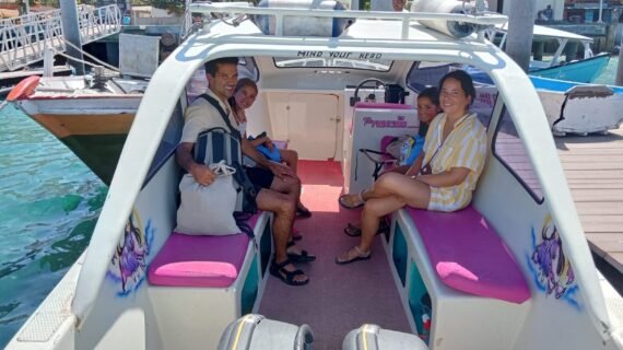 Family Adventure from Gili Air to Teluk Nare: The Hildenbrants’ Smooth Private Speedboat Ride at 11AM