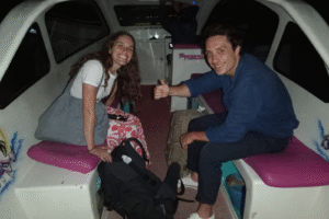 Chasing Sunsets: Johanna & Arthur’s Private Night Speedboat Adventure from Teluk Nare to Gili Air After a Flight Delay