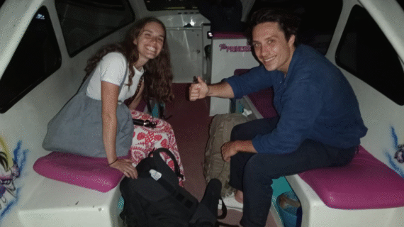 Chasing Sunsets: Johanna & Arthur’s Private Night Speedboat Adventure from Teluk Nare to Gili Air After a Flight Delay