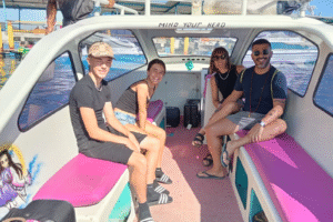 Morning Island Hopping: Viviana’s Family Adventure from Bangsal Harbor to Gili Air with Four Trolleys, One Big Suitcase, and Smiles All Around