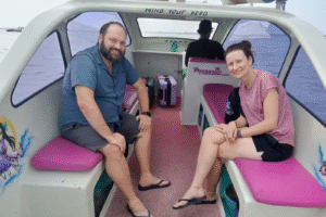 From Lombok Airport to Gili Air: Our Stress-Free Private Car and Speedboat Adventure with Friendly Local Service