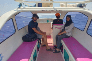 From Lombok to Gili Trawangan: Hassaan & Shabiha’s Private Speedboat Adventure at Noon—A Smooth Ride with Easy Online Payment