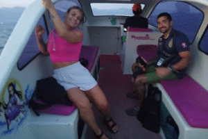 Sunrise Escape: Kevin & Alba’s Early Morning Private Speedboat Adventure from Gili Air to Gili Meno