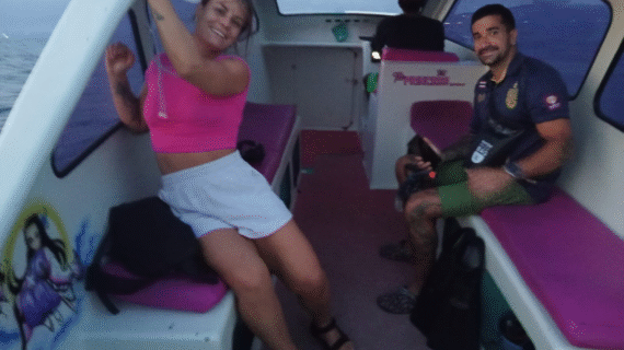 Sunrise Escape: Kevin & Alba’s Early Morning Private Speedboat Adventure from Gili Air to Gili Meno