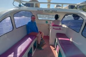 Solo Sunrise Ride: Clay’s Private Speedboat Adventure from Teluk Nare to Gili Air for a Morning Dive