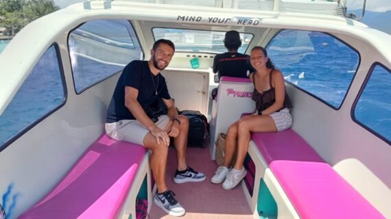 From Gili Air to Lombok: Our Effortless 1 PM Private Speedboat Ride with Two Suitcases and a Smile