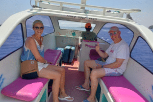 Smooth Sailing from Teluk Nare to Gili Trawangan: Mark & Miranda’s Private Speedboat Adventure with Luggage in Tow