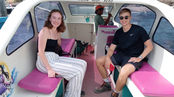 Island Hopping in Style: Maisy & Thomas’s Smooth 3PM Private Speedboat Ride from Gili Air to Teluk Nare with Luggage in Tow