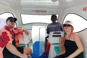 Sunset Cruise Vibes: Maria & Piotr’s Relaxing Private Speedboat Ride from Gili Air to Teluk Nare