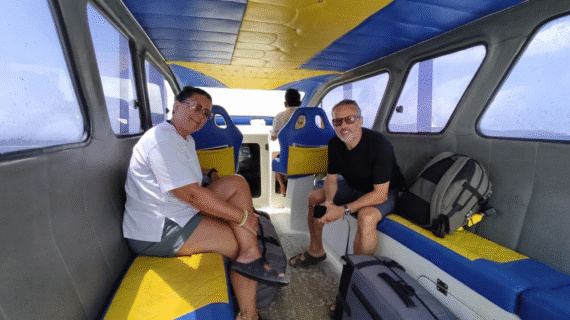 Island Hopping in Style: Our Private Speedboat Adventure from Gili Meno to Teluk Nare with Luggage in Tow