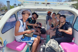 Sunset Cruise Vibes: Our Laid-Back Private Speedboat Ride from Gili Trawangan to Gili Air with Friends