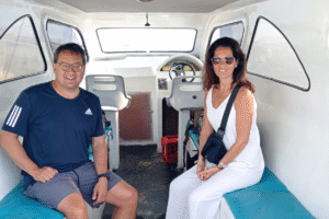 Early Morning Escape: Lew & Jessica’s Private Speedboat Adventure from Gili Meno to Lombok Airport