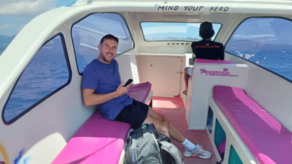 From Island Vibes to Villa Comfort: Richard’s Private Speedboat and Smooth Ride from Gili Air Harbour to Lavella Villas Kuta