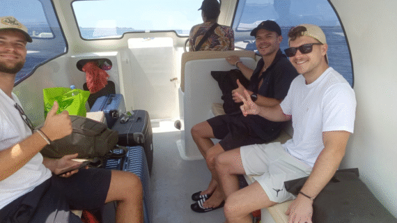 From Lombok to Gili Air: A Smooth 2PM Private Speedboat Ride with Friends, Luggage, and Big Smiles