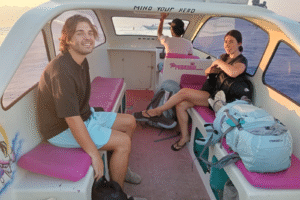 Sunrise Adventure: Lauren & Domenic’s Early Morning Private Speedboat Ride from Gili Trawangan to Teluk Nare