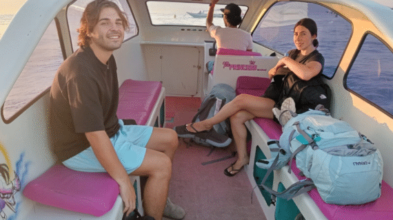Sunrise Adventure: Lauren & Domenic’s Early Morning Private Speedboat Ride from Gili Trawangan to Teluk Nare