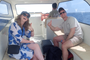 Morning Escape: Samantha & Henry’s Private Speedboat Adventure from Teluk Nare to Gili Air with Friendly Service and Ocean Views