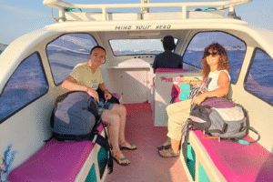 From Sunrise at Gili Air to Lombok Airport: Patricia and Guadalupe’s Smooth Private Speedboat & Car Ride Before Their Bali Flight