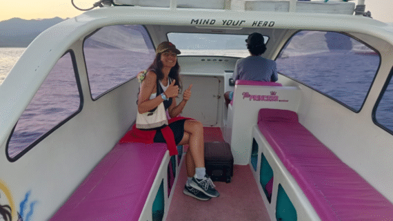 Early Morning Escape: My Private Speedboat and Car Adventure from Gili Air to Lombok Airport Before Sunrise