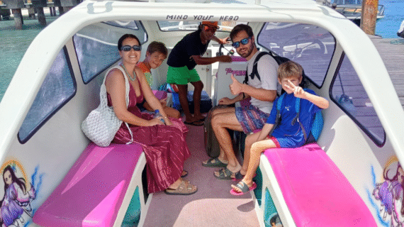 Italian Family Adventure: Effortless Private Speedboat from Gili Trawangan to Katamaran Resort Senggigi at 2PM