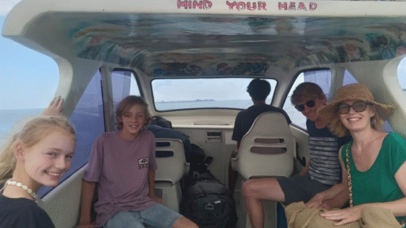 From KFC Lombok Airport to Gili Air: The Pingeot Family’s Smooth Ride, Quick Lunch, and Island Hopping Adventure with WiFi and Smiles