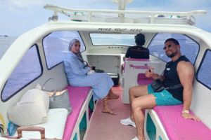 From Teluk Nare to Gili Trawangan: Dutch Duo’s Laid-Back Private Speedboat Ride at 1PM for an Effortless Island Escape