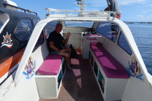 Solo Island Hopping: Trevor’s Smooth Private Speedboat Ride from Teluk Nare to Gili Meno at Sunrise