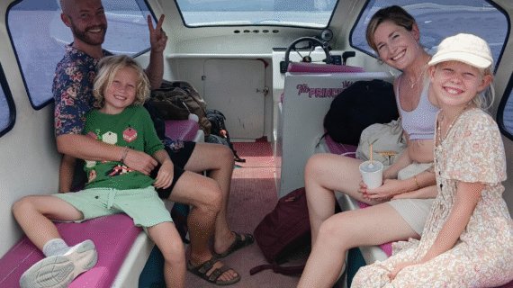 Norwegian Family Adventure: Private APV Ride and Speedboat from Gili Air to Kuta Lombok for a Smooth Island Escape