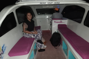 From Lombok Airport to Gili Trawangan: Vaishna’s Effortless Evening Transfer with Private Car, Speedboat, and Internet Ready