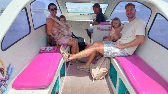 Family Adventure from Teluk Nare to Gili Air: Chantal’s Private Speedboat Ride to Zipp Bar Bungalows on Christmas Eve