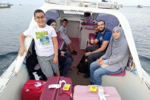 Family Adventure from Lombok Airport to Gili Air: Stress-Free Private Transfer and Speedboat Ride with Kids in Tow