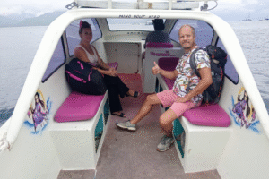From Island Vibes to Kuta Comfort: Juha & Mia’s Private Speedboat and Car Adventure from Gili Air to Lombok