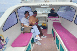 From Lombok Airport to Gili Trawangan: Varun & Tejashree’s Relaxing Private Car and Speedboat Adventure with Local Insights