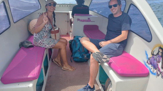 Midday Island Escape: Alexandre & Cecilia’s Private Speedboat Adventure from Gili Air to Gili Meno