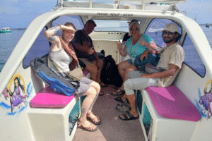 Morning Adventure: Cornelia’s Private Speedboat Ride from Teluk Nare to Gili Trawangan with Snorkel Gear and Friends