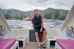 Sunset Solo Ride: Giovanni’s Private Speedboat Adventure from Teluk Nare to Gili Trawangan
