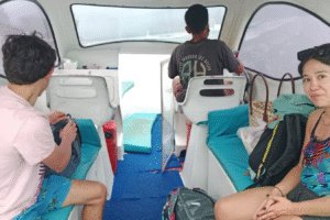 Sunset Voyage: Yaqoob & Ellen’s Private Speedboat Adventure from Gili Air to Teluk Nare