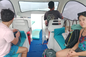 Sunset Voyage: Yaqoob & Ellen’s Private Speedboat Adventure from Gili Air to Teluk Nare