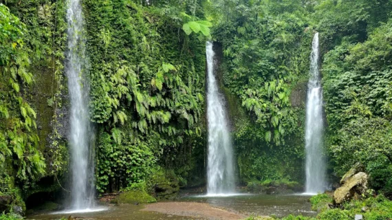 Benang Stokel and Benang Kelambu Waterfall