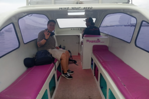 From Lombok Airport to Gili Trawangan: Nastasja’s Effortless Afternoon Ride and Speedboat Adventure with Just a Backpack