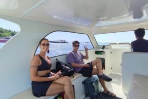 Lithuanian Travelers’ Smooth Afternoon Escape: Private Speedboat from Teluk Nare to Gili Trawangan with Friendly Service and Zero Stress